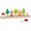 Assortir les formes et les couleurs les amis de la forêt