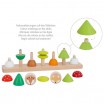 Assortir les formes et les couleurs les amis de la forêt