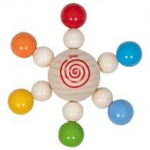 Hochet toupie de perles