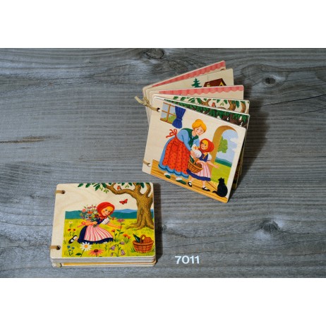 Livre en bois Petit Chaperon Rouge