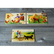 Livre en Bois La Ferme