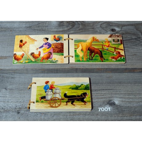 Livre en Bois La Ferme