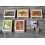 Puzzle Cubes x 6 , animaux sur fond coloré