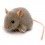Peluche Souris Grise 10 cm