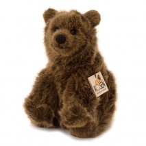 Peluche Ours Brun Assis 21 cm