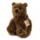 Peluche Ours Brun Assis 21 cm