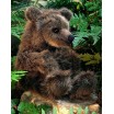 Peluche Ours Brun Debout 26 cm