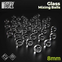 Boules de Melange de Cristal 8mm