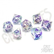 Meridian Mystique Electroplated Liquid Core RPG Dice Set