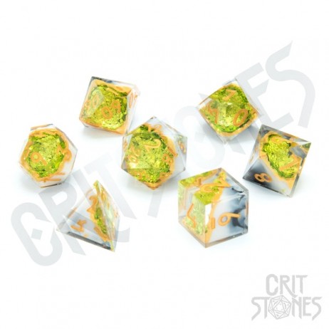 Gem of the Wilds Geode RPG Dice Set
