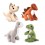 Peluche Dinosaures 10 cm Pièce