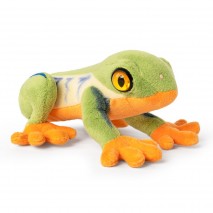 Peluche Grenouille aux yeux rouges 14 cm
