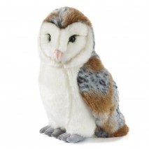Peluche Grande Chouette Effraie 27 cm