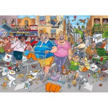 Puzzle 1000 p Frénésie d'Achat Wasgij