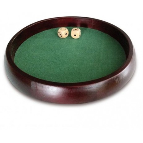Piste de Dés 34 cm avec 2 dés