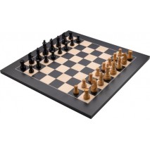 Jeu Échecs Marqueté Érable 50 x 50 cm avec Pièces