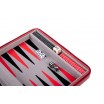 Backgammon 9'' Red Zipper gris/noir/blanc