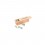 Domino double 6 blanc 7 mm
