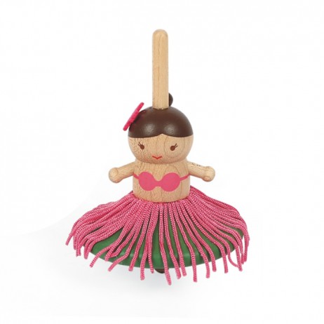 Toupie Danseuse Rose Hawaienne