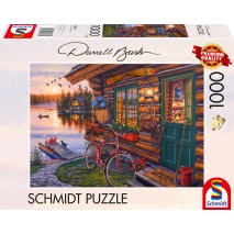 Puzzle 1000p La Cabane au Bord du Lac