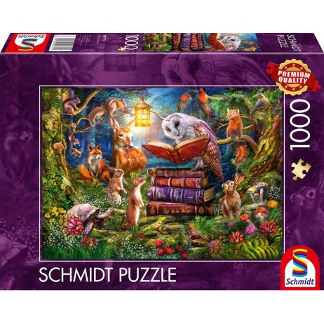 Puzzle 1000 p Contes Sylvestres du Soir