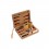 Backgammon 9'' Beige Zipper beige orange noir