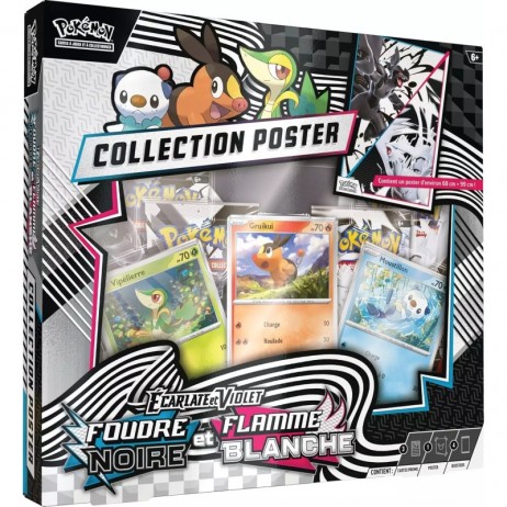 Coffret Poster Foudre Noire & Flamme Blanche Pokémon Coffret Poster Foudre Noire & Flamme Blanche Pokémon