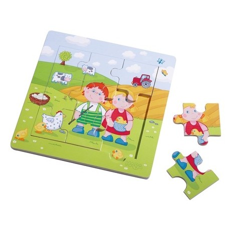 Puzzle cadre bois Paul et Marie