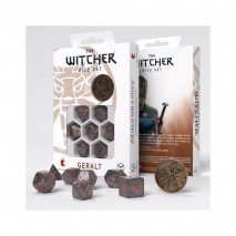 Set de Dés Witcher Geralt, La Neutralité a un Prix