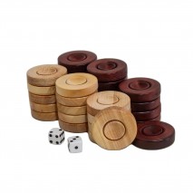 Pions Backgammon en Buis 30mm