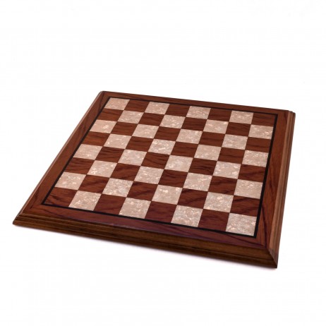 Plateau Échecs Bois de Rose 40 mm
