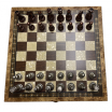 Coffret Echecs Noir/Nacre Pièces métal rose/ noir Mates