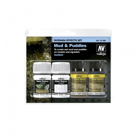 Boue et Flaques 35ml Set de 4