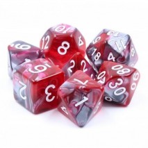 Lot de 7 Dés Dragon's Blood