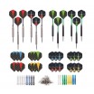 Fléchettes x4 Longfield pointe acier laiton tungstène