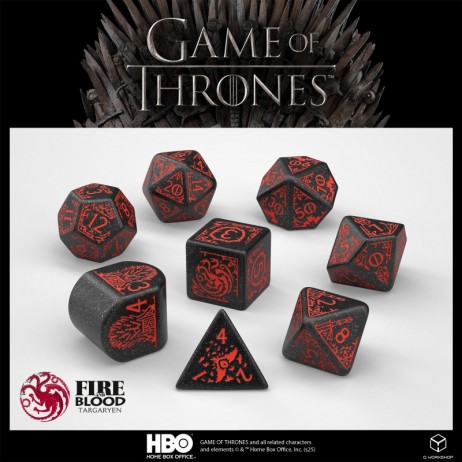 Set de Dés Targaryen Game Of Thrones