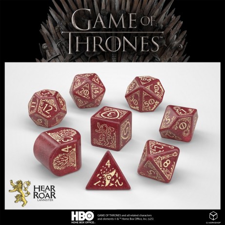 Set de Dés Lannister Game Of Thrones
