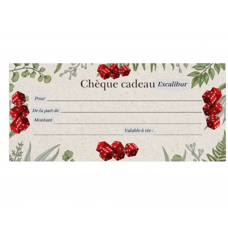 Chèque Cadeau de 80€