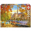 Puzzle 1000 pces Automne à Notre Dame Paris