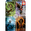 Puzzle 1500 pces Elemental Magic Star Chart, Anne Stokes