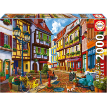 Puzzle 2000 pces La rue Rayonnante