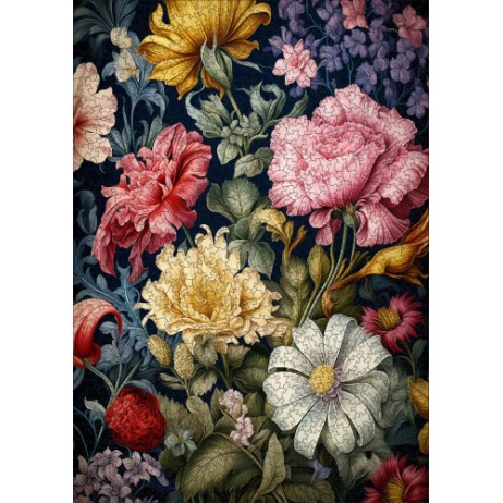 Puzzle 1000p Fleurs en Majesté