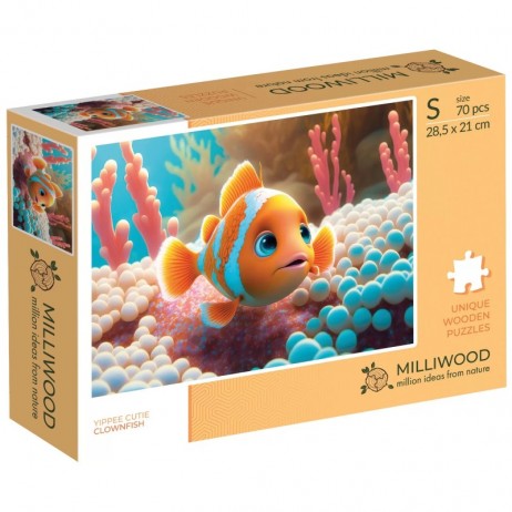 Puzzle 50 p Bois Clownfish