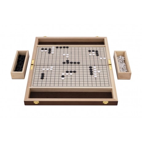 Jeu de Go Pliable avec Sac de Rangement en Feutre