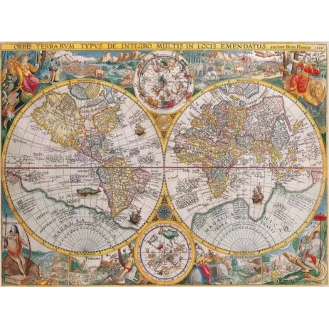 Mappemonde 1594 1500p