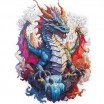 Puzzle Bois 287p Dragon