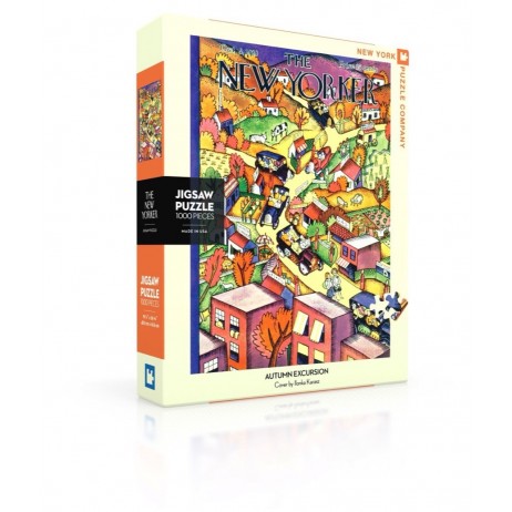 Puzzle 1000pc New Yorker Autumn Excursion Ilonka Karasz