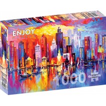 Puzzle 1000Pcs Evening New York
