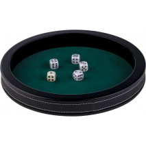 Piste de Dés 28cm Feutrine Verte