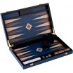 Backgammon Boîte Bleue en Erable et noyer 38×24×5,5 cm
